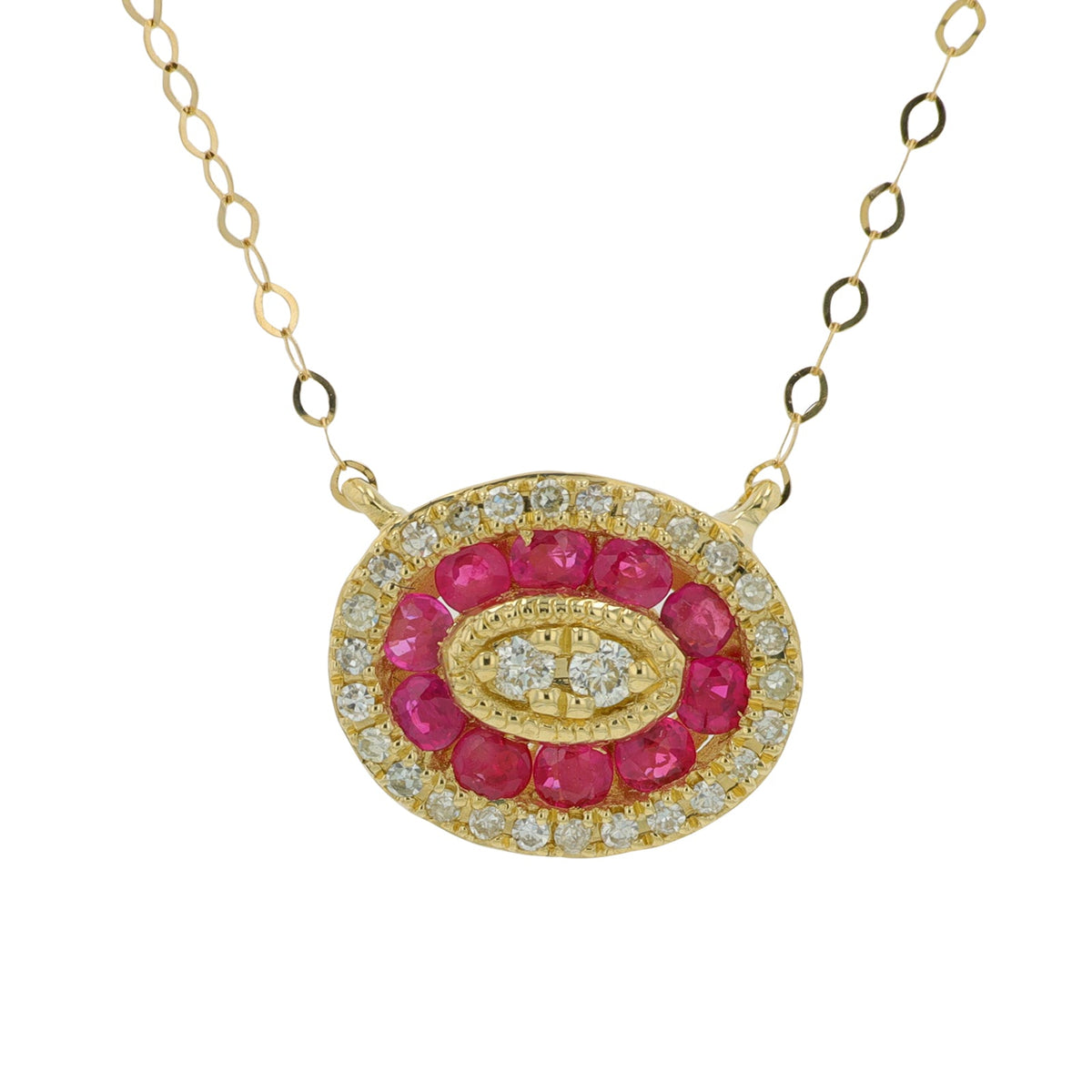 14K Gemstone Necklace<p><strong>More Colors Available</p></strong>