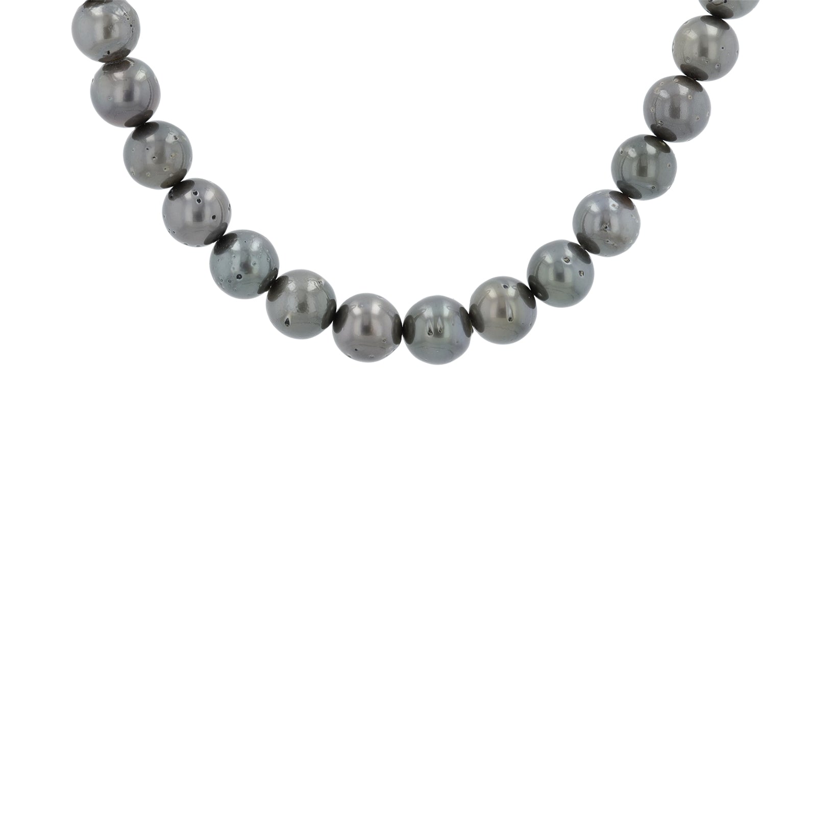 Silver 925 Tahitian Pearl Necklace