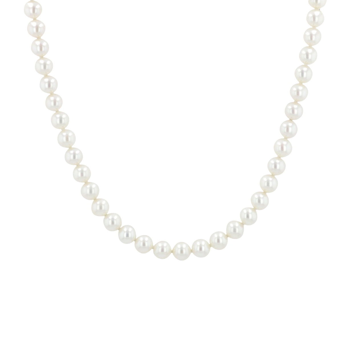 14K WG Mikimoto 6.8 - 7.3 MM Pearl Strand