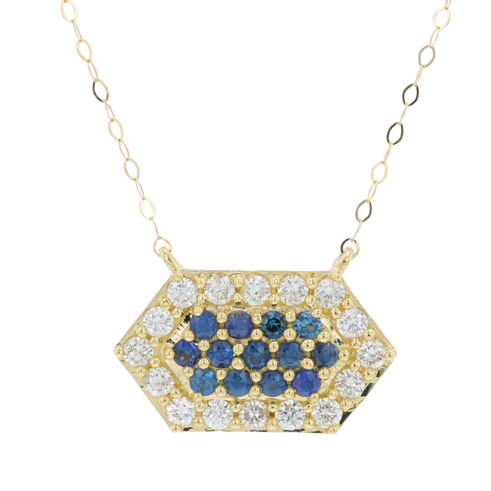 14K YG Gemstone Necklace<p><strong>More Colors Available</p></strong>