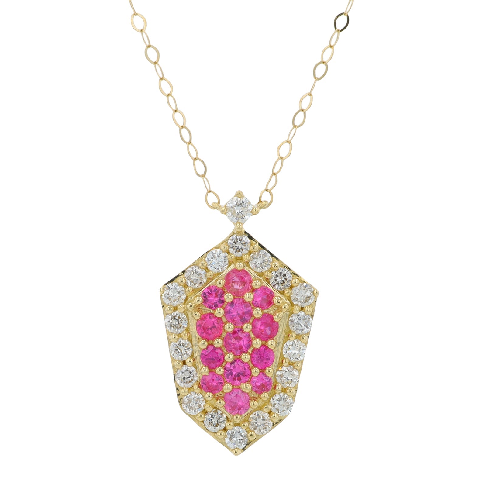 14K YG Gemstone Necklace<p><strong>More Colors Available</p></strong>