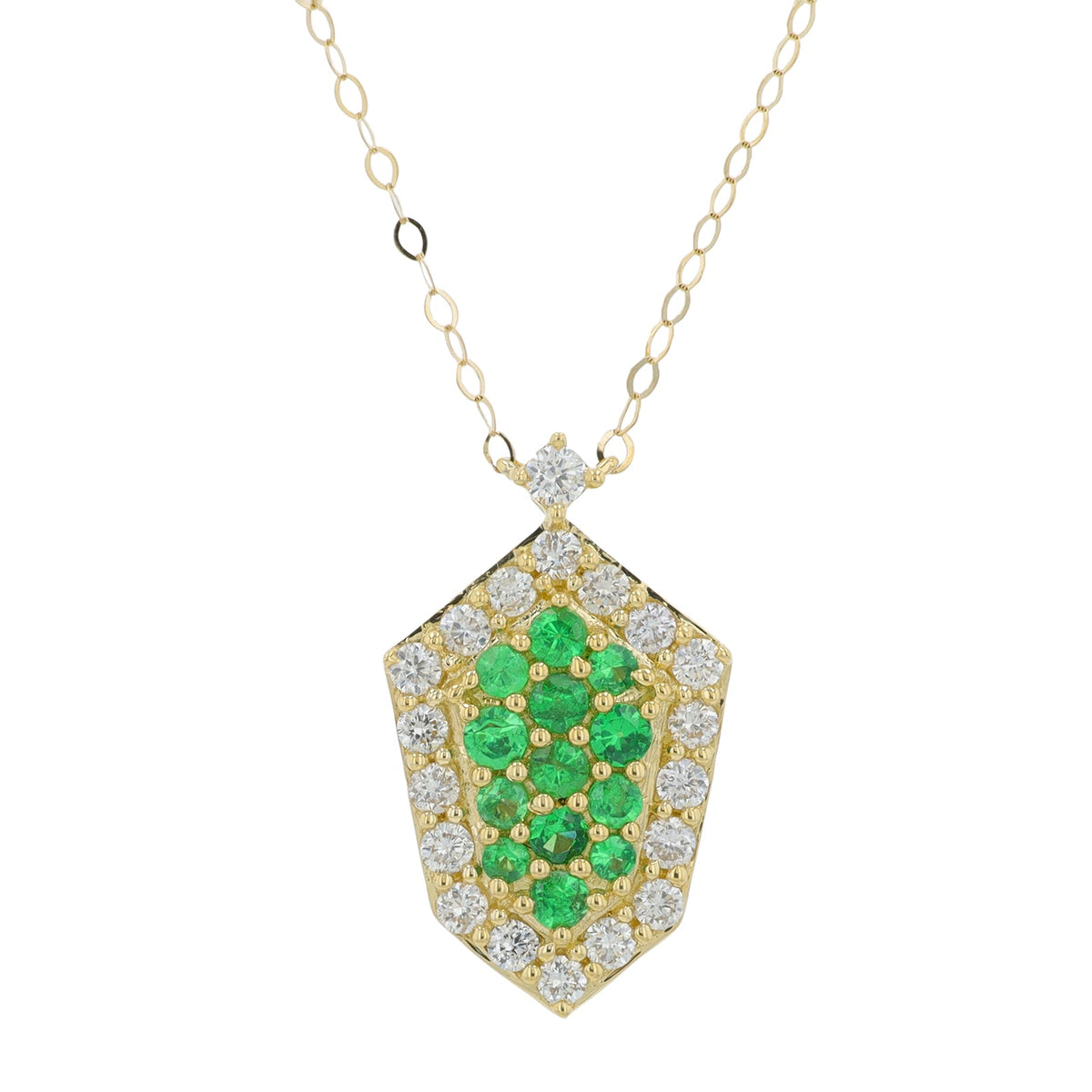14K YG Gemstone Necklace<p><strong>More Colors Available</p></strong>