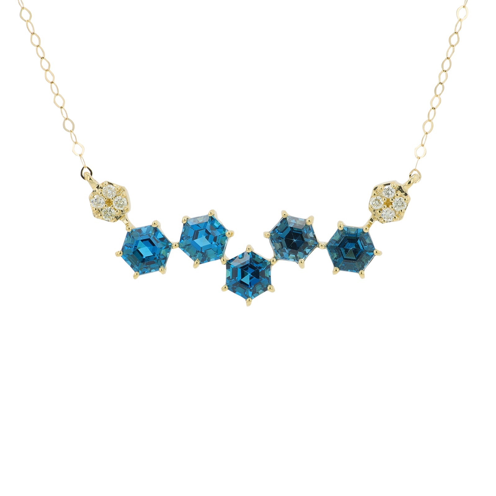 14K Gemstone Necklace<p><strong>More Colors Available</p></strong>