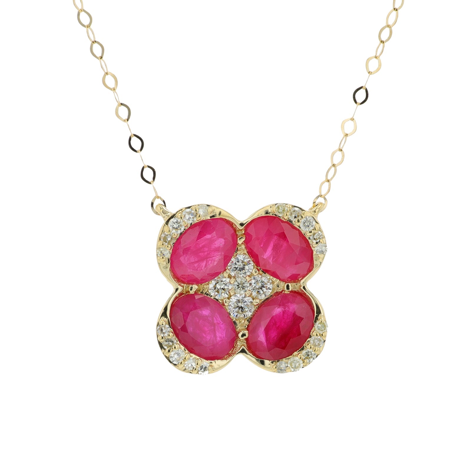 14K YG Gemstone Necklace<p><strong>More Colors Available</p></strong>