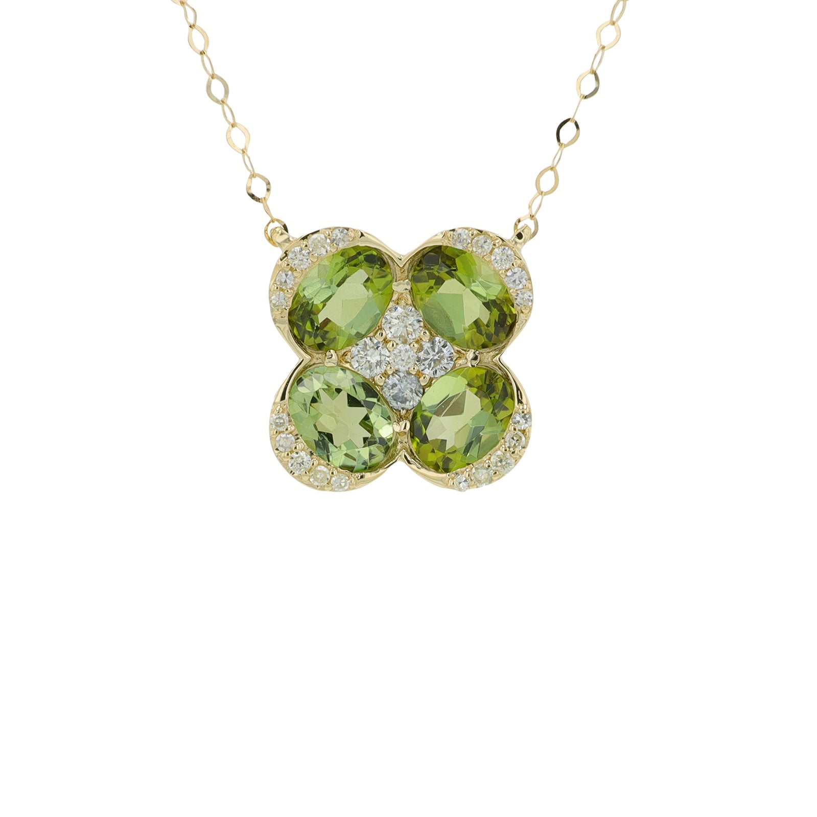14K YG Gemstone Necklace<p><strong>More Colors Available</p></strong>