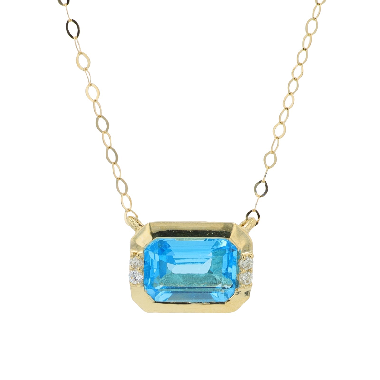 14K Gemstone Necklace<p><strong>More Colors Available</p></strong>