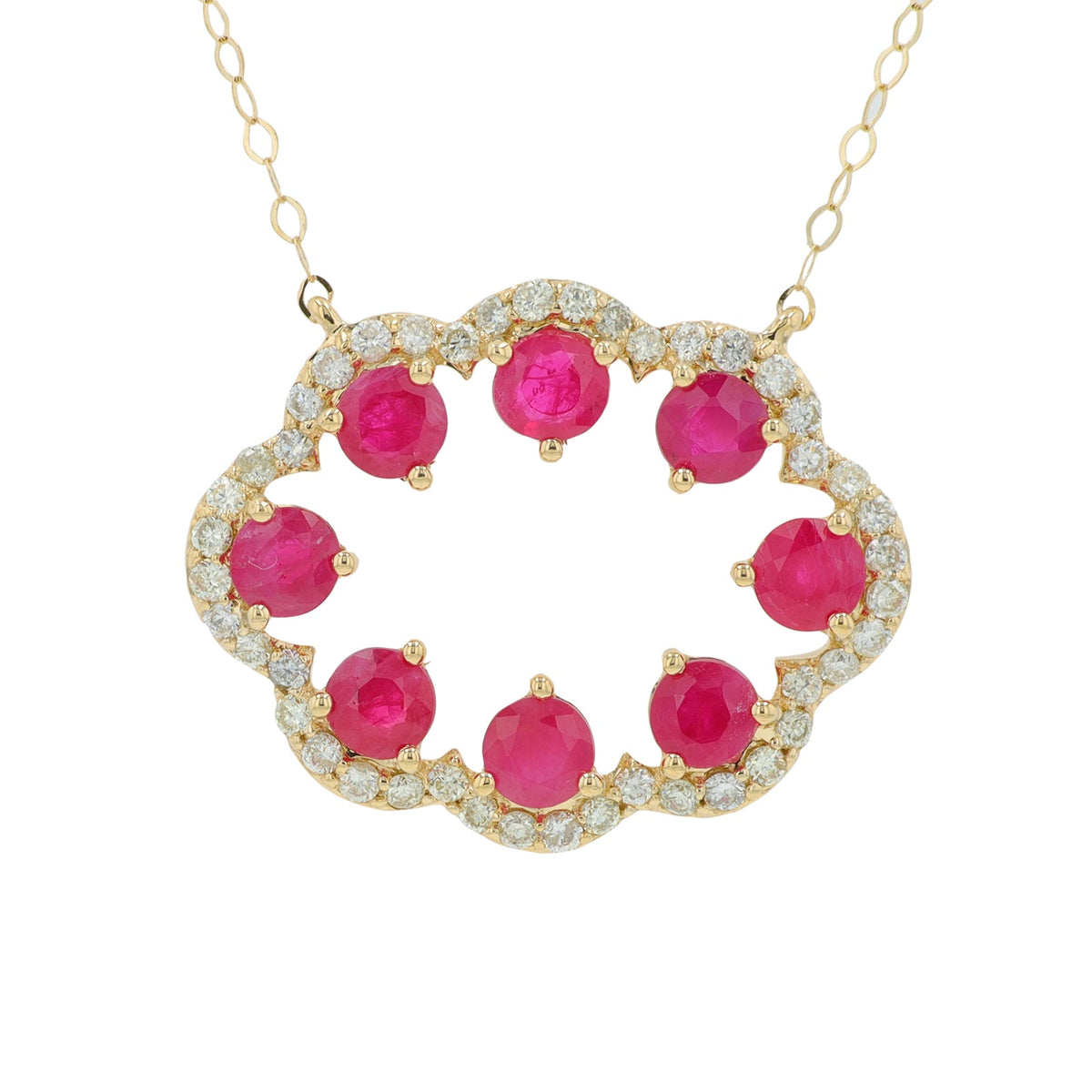 14K Gemstone Necklace<p><strong>More Colors Available</p></strong>