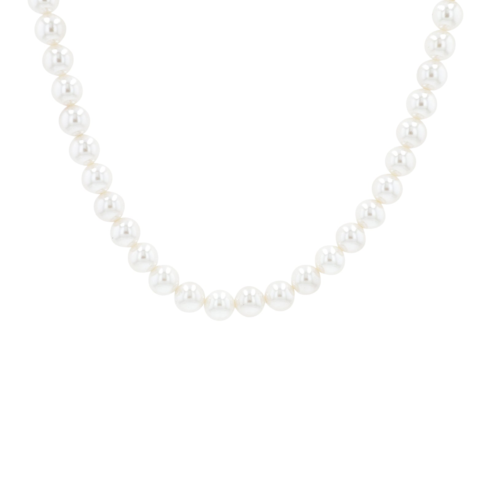 Silver 7.5 - 7.75 MM Pearl Choker