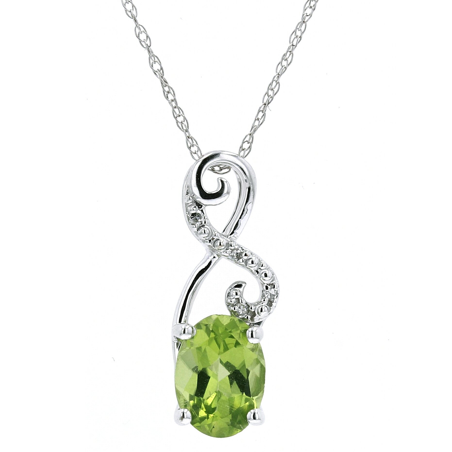 14K Gemstone Infinity Pendant<p><strong>More Colors Available</p></strong>