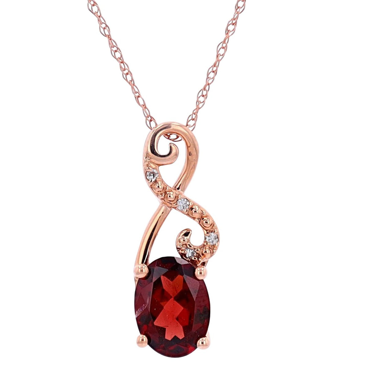 14K Gemstone Infinity Pendant<p><strong>More Colors Available</p></strong>