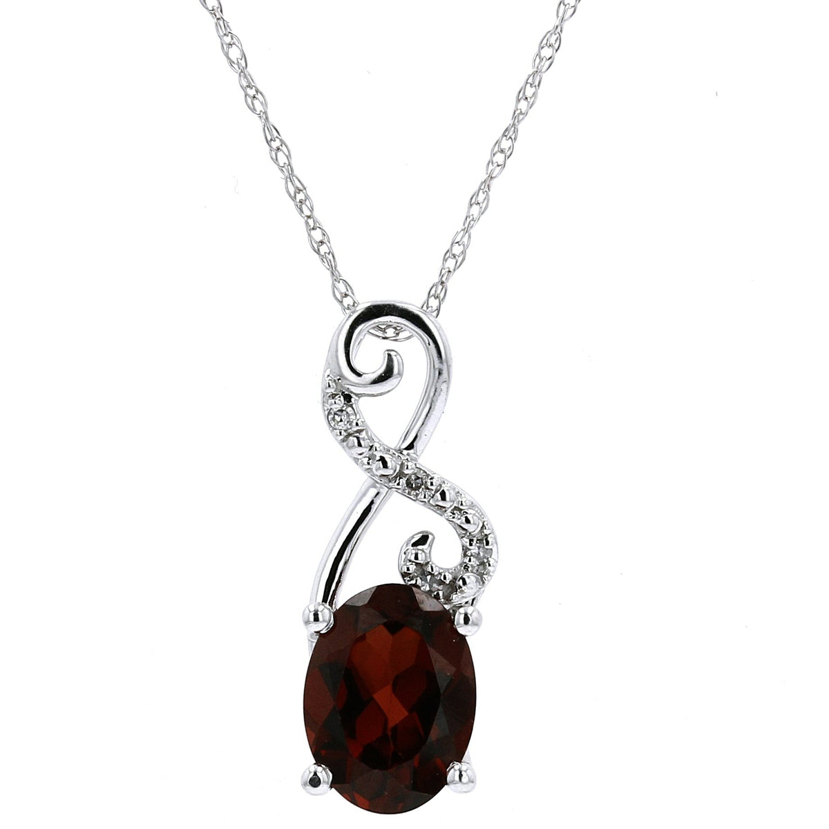 14K Gemstone Infinity Pendant<p><strong>More Colors Available</p></strong>