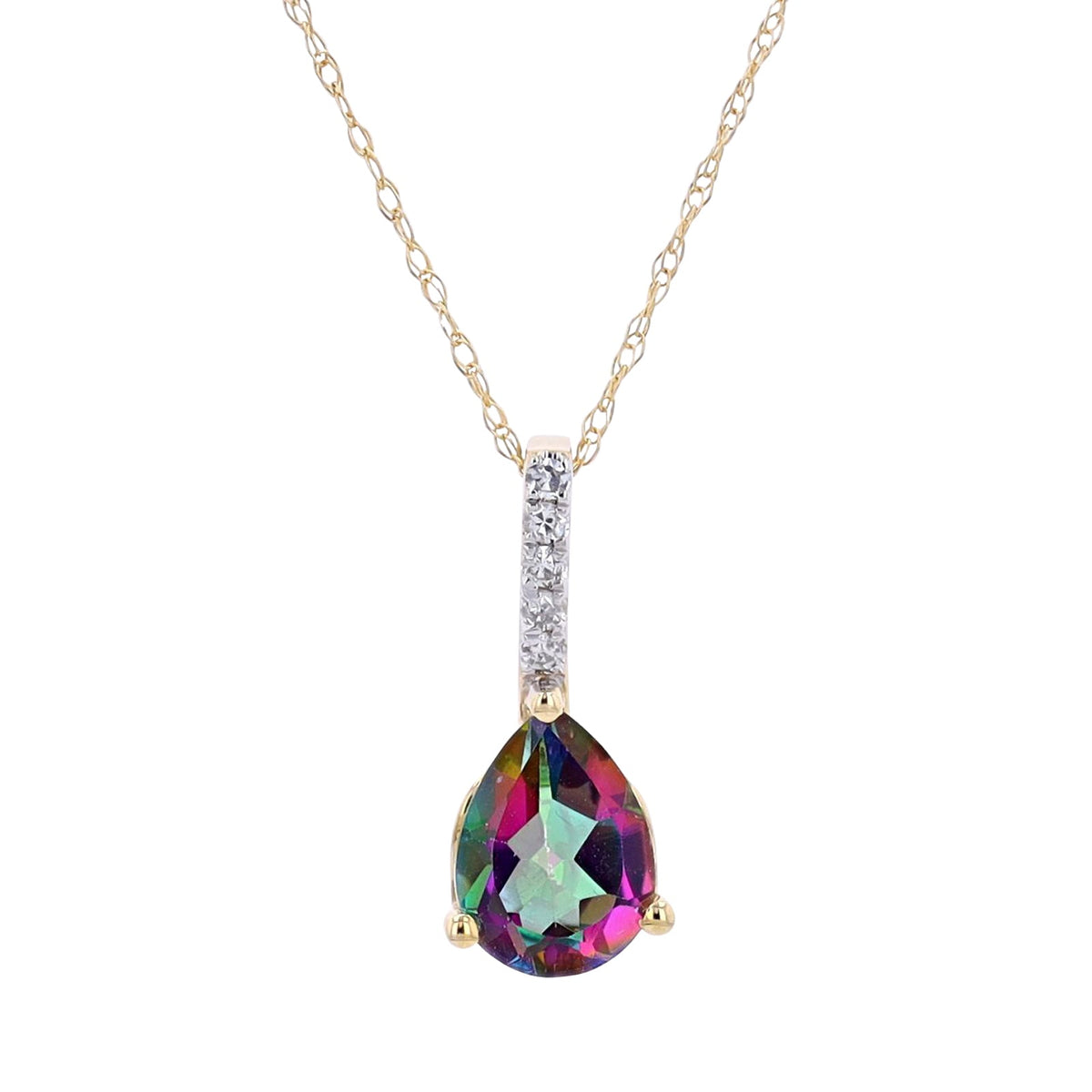 14K Mystic Drop Pendant<p><strong>More Colors Available</p></strong>