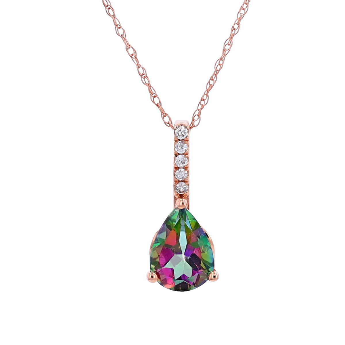 14K Mystic Drop Pendant<p><strong>More Colors Available</p></strong>