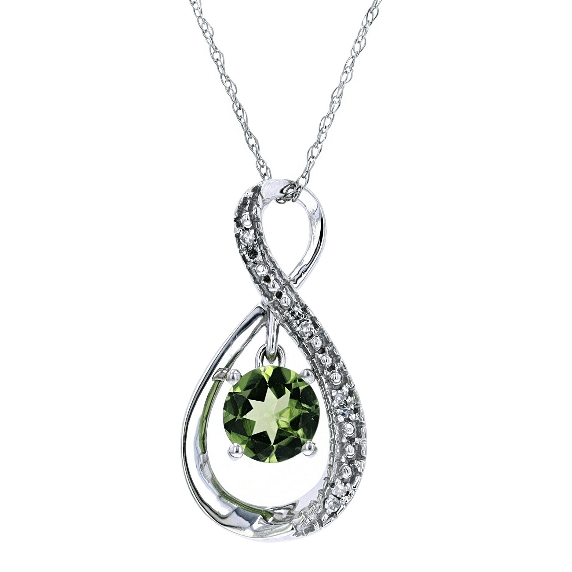 14K Dancing Gemstone Pendant<p><strong>More Colors Available</p></strong>
