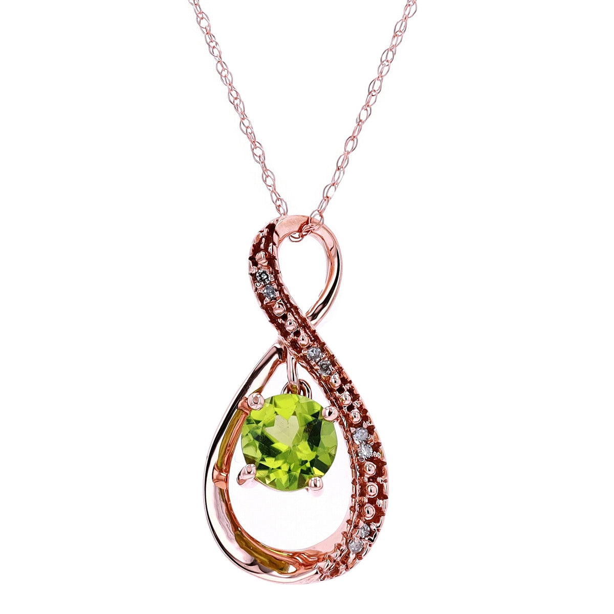 14K Dancing Gemstone Pendant<p><strong>More Colors Available</p></strong>
