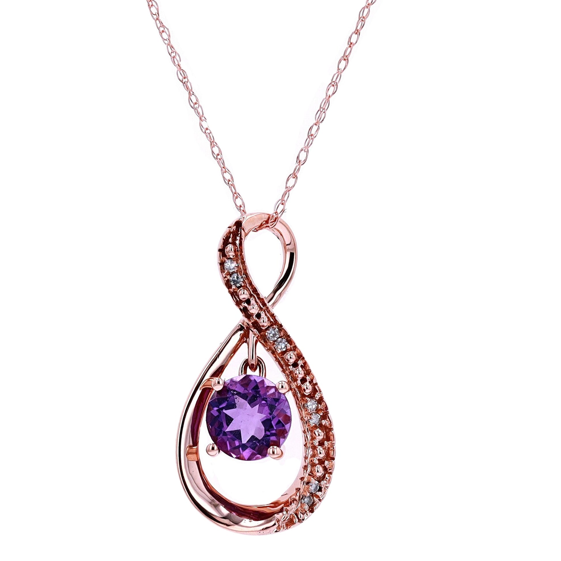 14K Dancing Gemstone Pendant<p><strong>More Colors Available</p></strong>