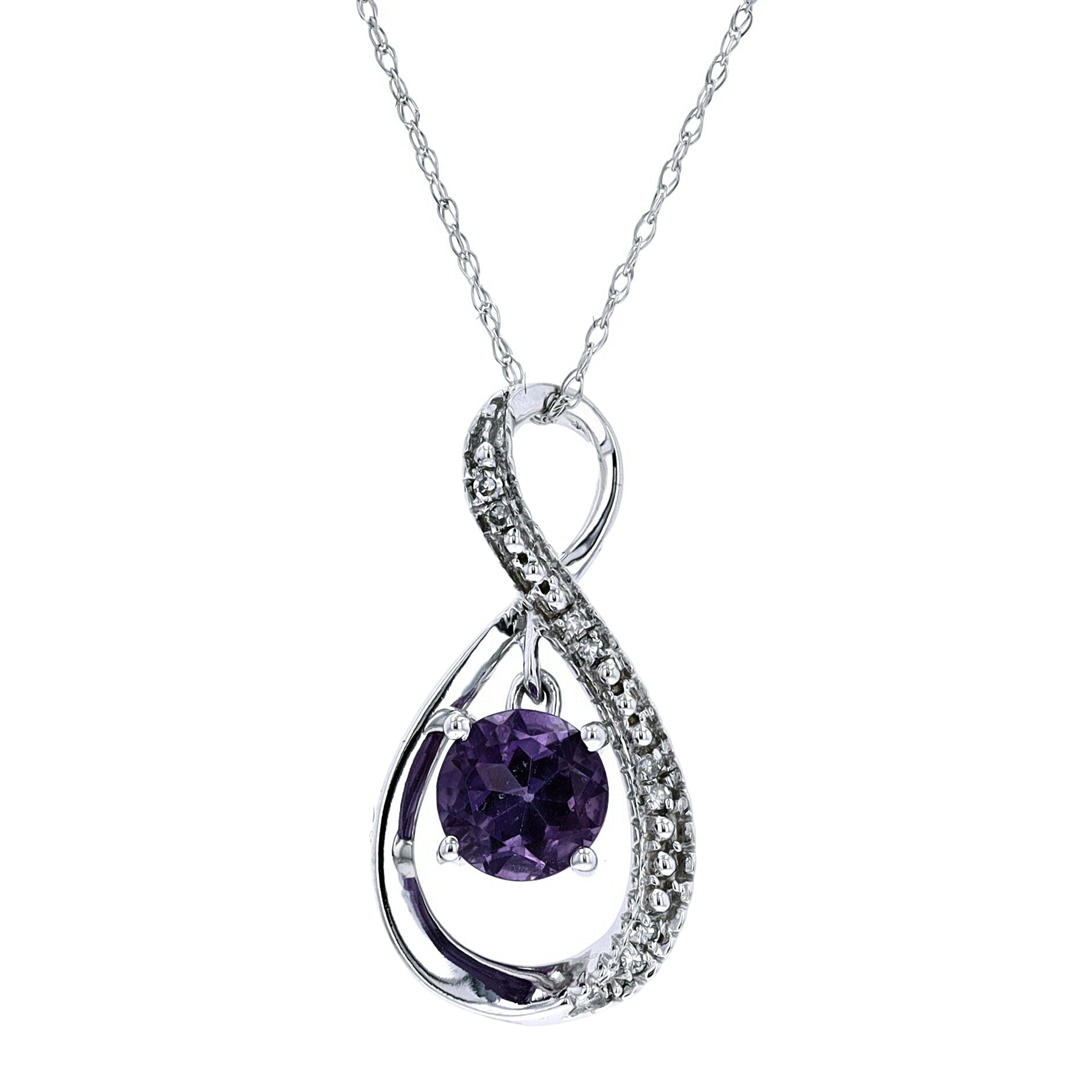 14K Dancing Gemstone Pendant<p><strong>More Colors Available</p></strong>