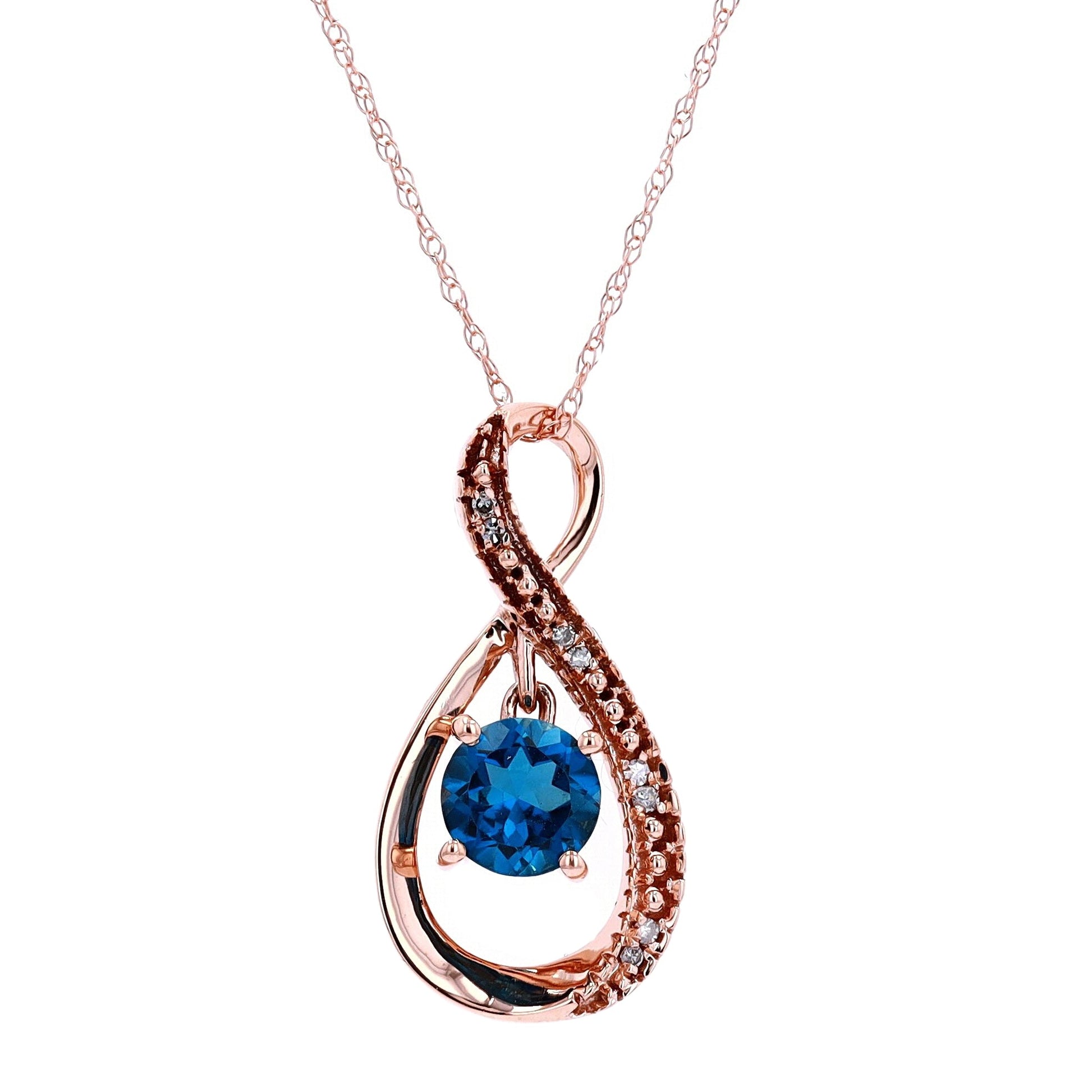 14K Dancing Gemstone Pendant<p><strong>More Colors Available</p></strong>