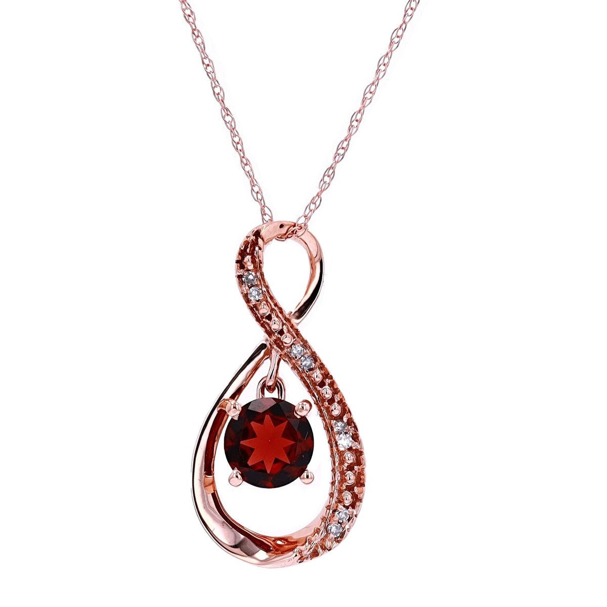 14K Dancing Gemstone Pendant<p><strong>More Colors Available</p></strong>