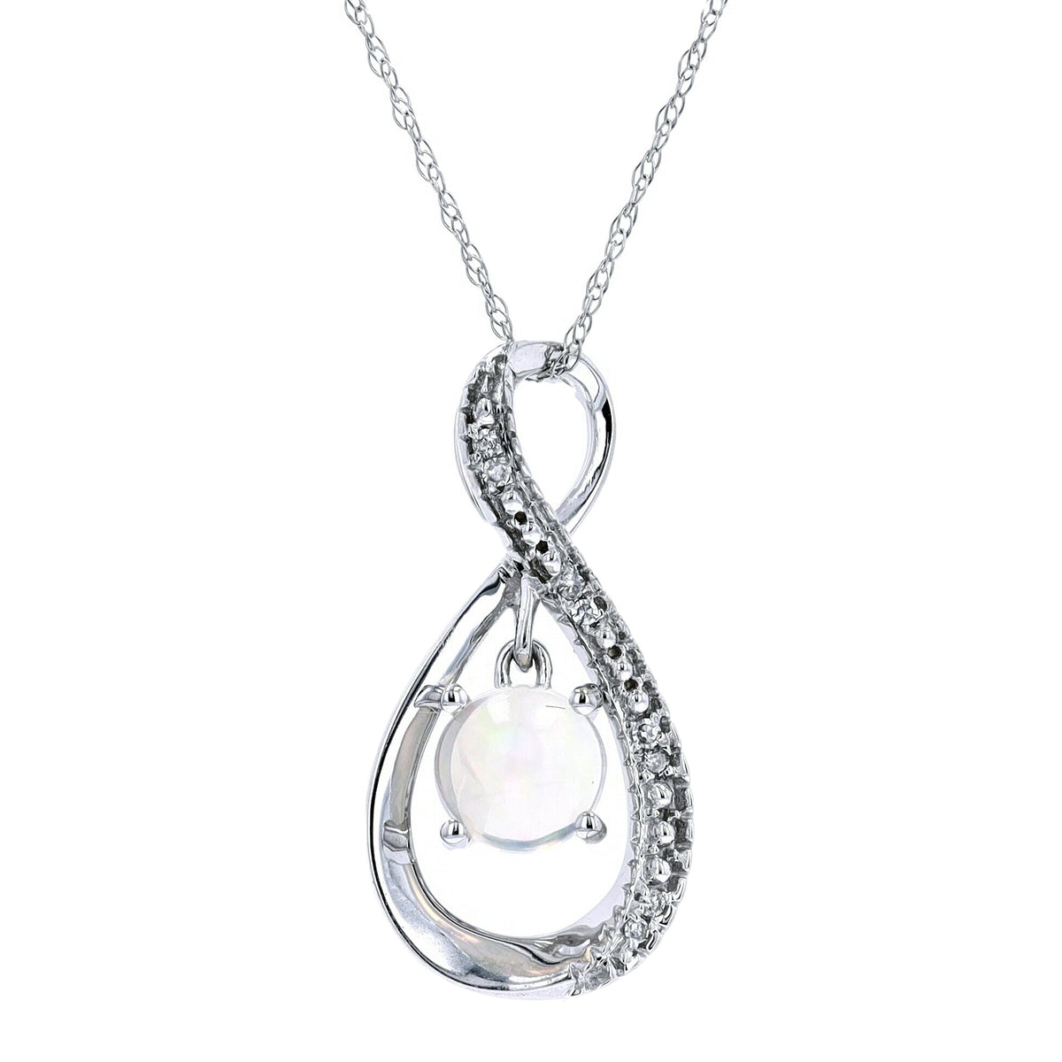 14K Dancing Gemstone Pendant<p><strong>More Colors Available</p></strong>