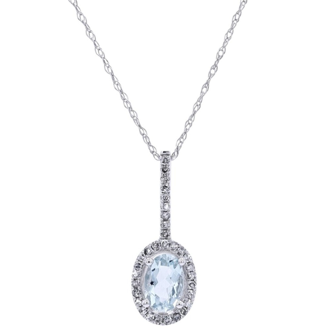 14K Oval Gemstone Pendant<p><strong>More Colors Available</p></strong>