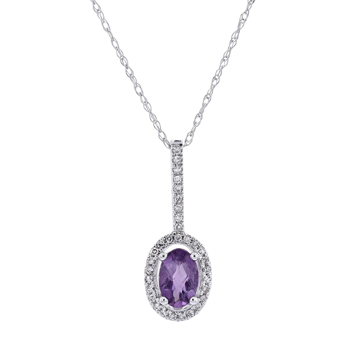 14K Oval Gemstone Pendant<p><strong>More Colors Available</p></strong>