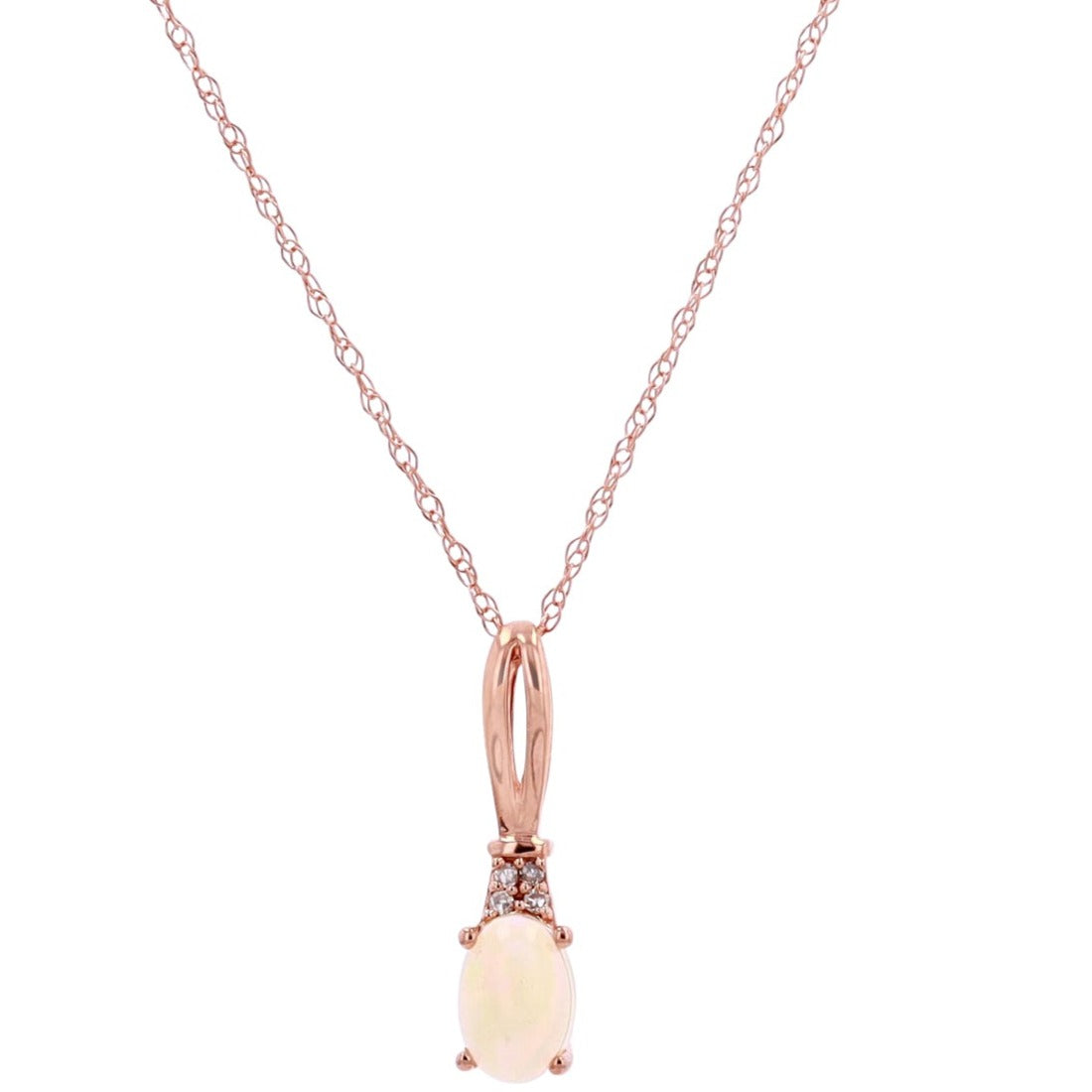 14K Gemstone Oval Pendants<p><strong>More Colors Available</p></strong>