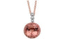 14K TT Morganite Pendant