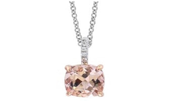 14K TT EFFY Morganite Pendant