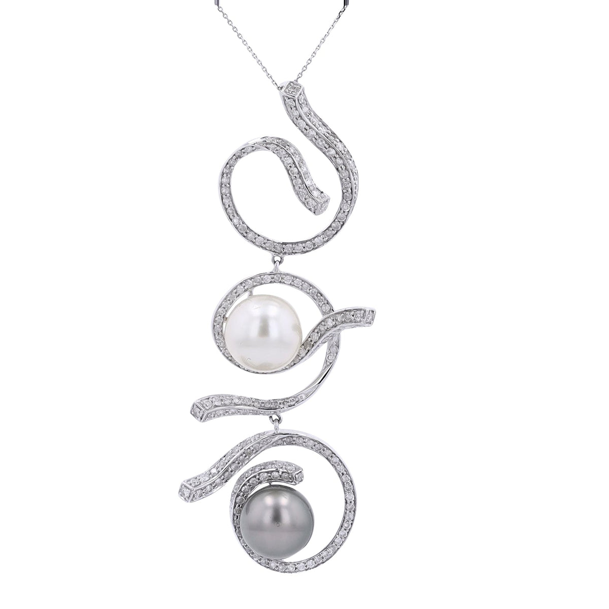 18K WG Pearl Pendant