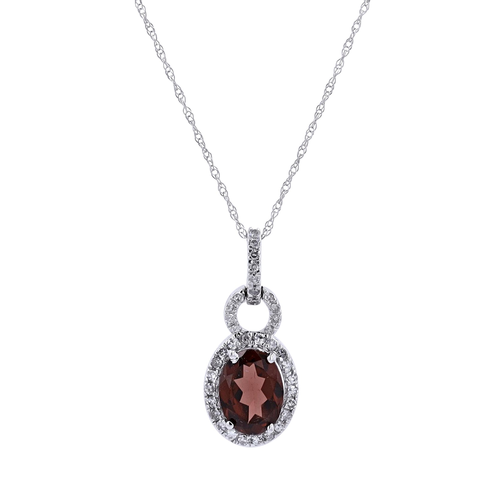 10K Gemstone Pendant<p><strong>More Colors Available</p></strong>