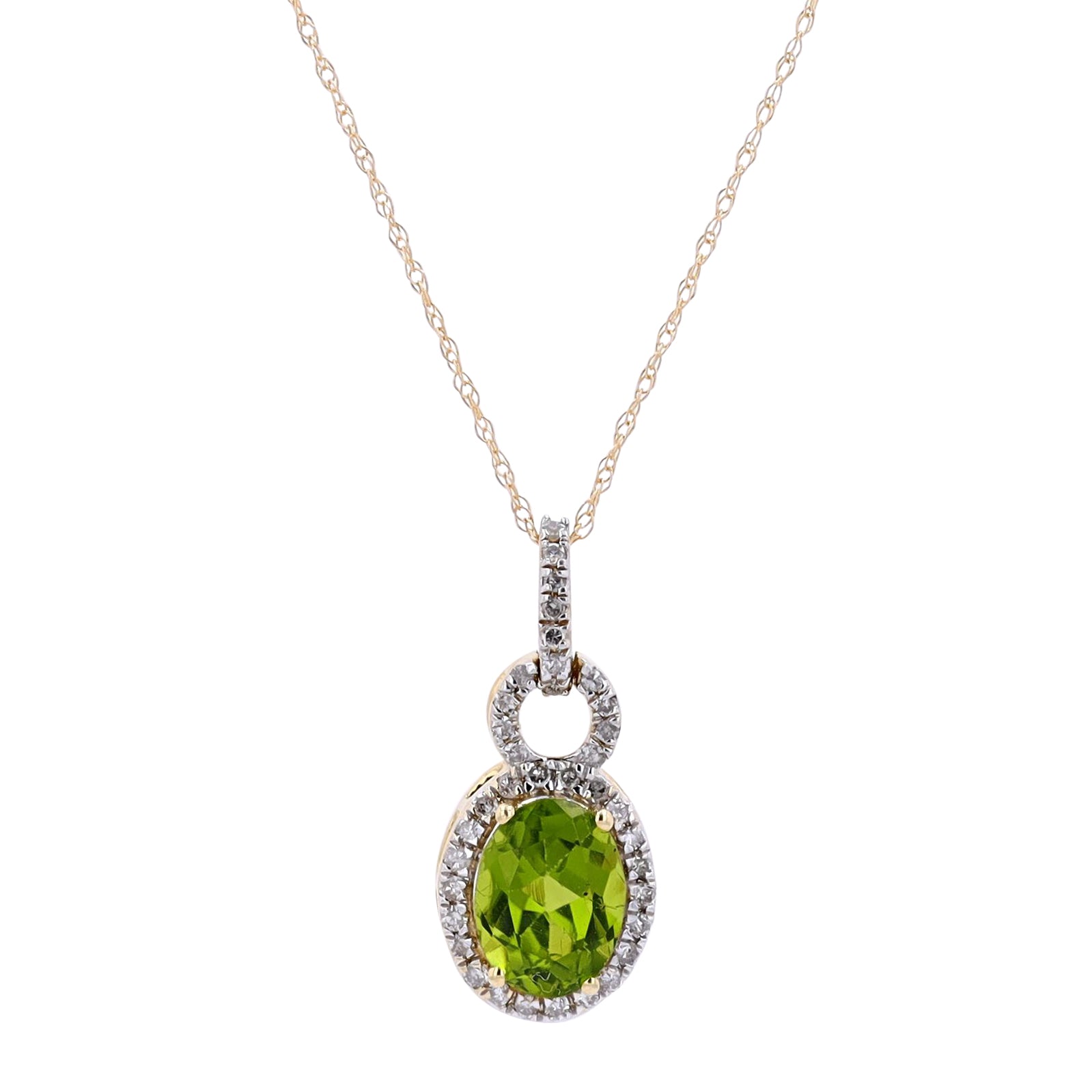 10K Gemstone Pendant<p><strong>More Colors Available</p></strong>
