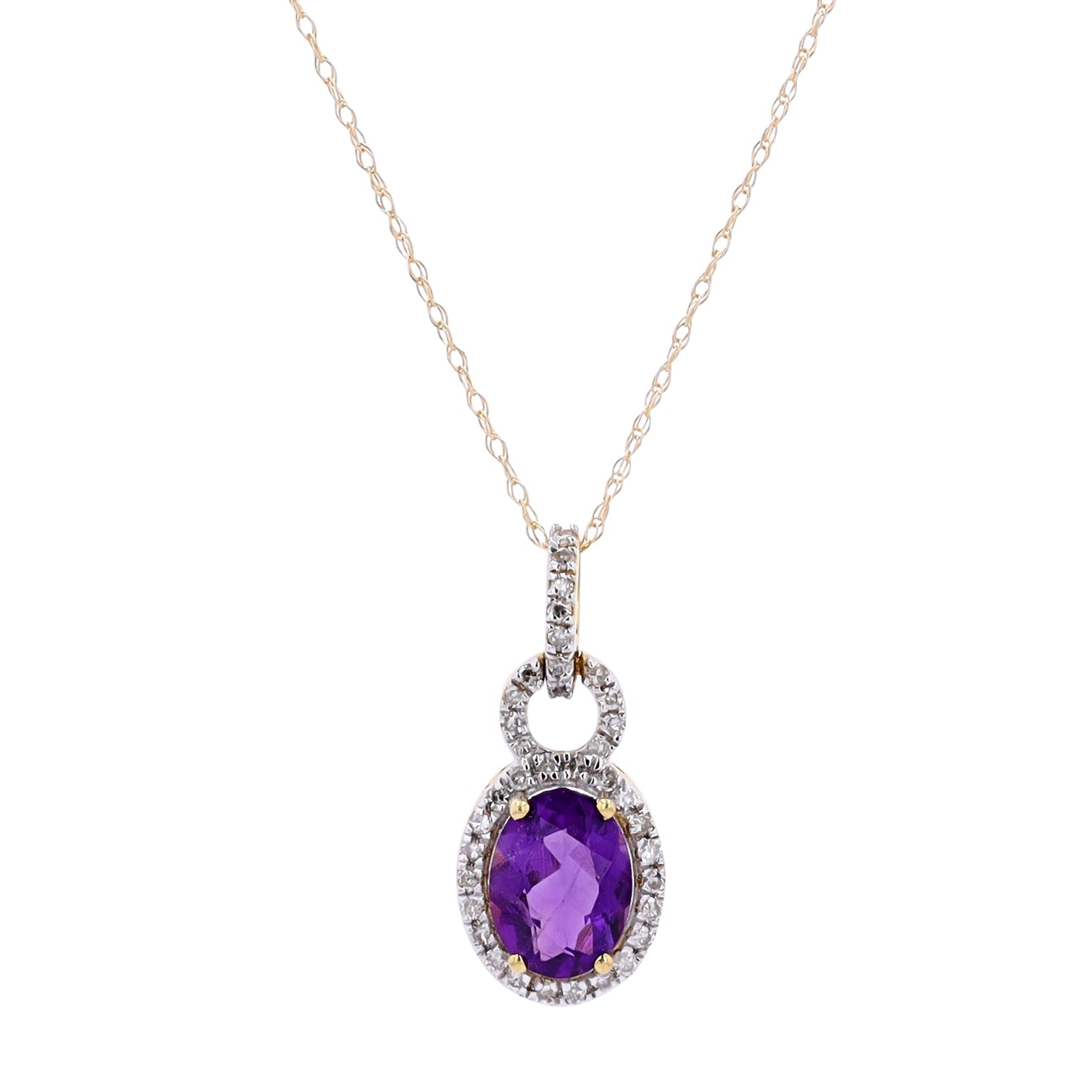 10K Gemstone Pendant<p><strong>More Colors Available</p></strong>