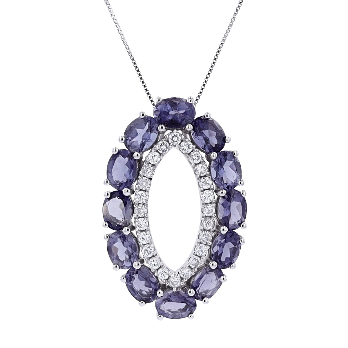 14K 2.75 CTW Sapphire Pendant<p><strong>More Colors Available</p></strong>
