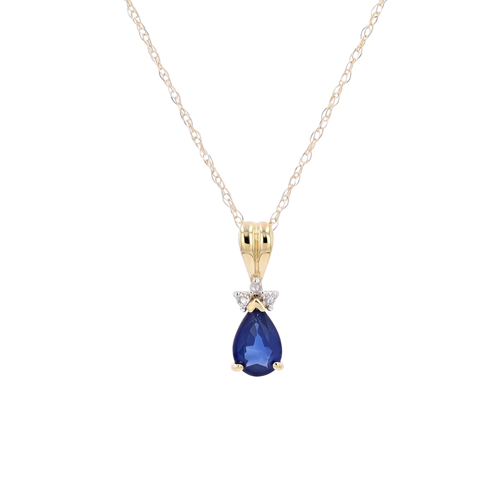 10K Gemstone Pendant<p><strong>More Colors Available</p></strong>