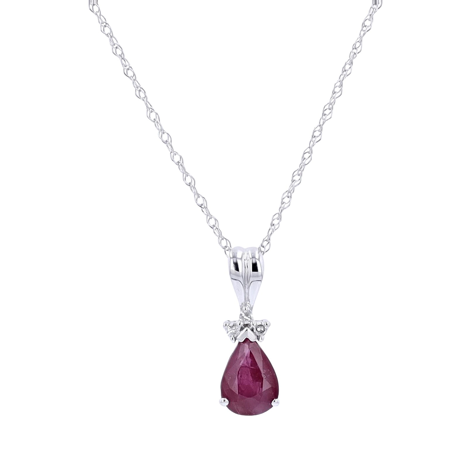 10K Gemstone Pendant<p><strong>More Colors Available</p></strong>