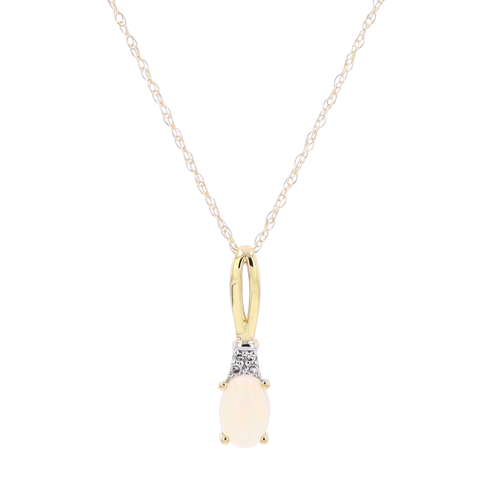 10K Gemstone Pendant <p><strong>More Colors Available</p></strong>