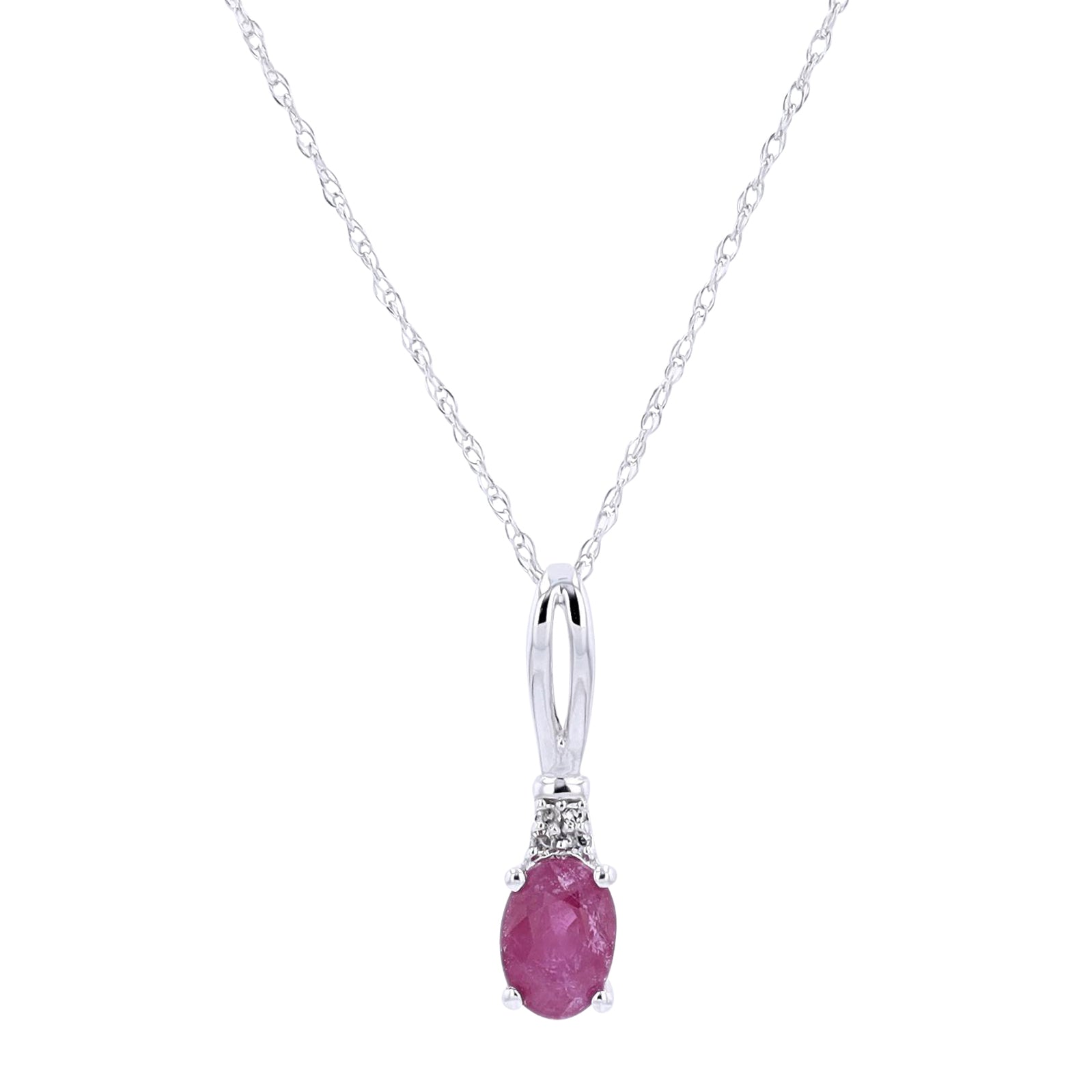 10K Gemstone Pendant <p><strong>More Colors Available</p></strong>