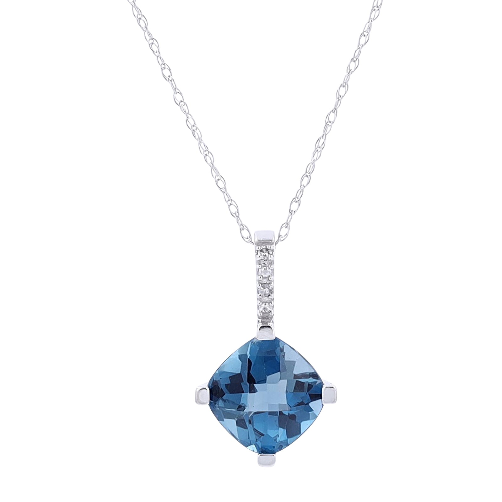 10K Gemstone Pendant<p><strong>More Colors Available</p></strong>