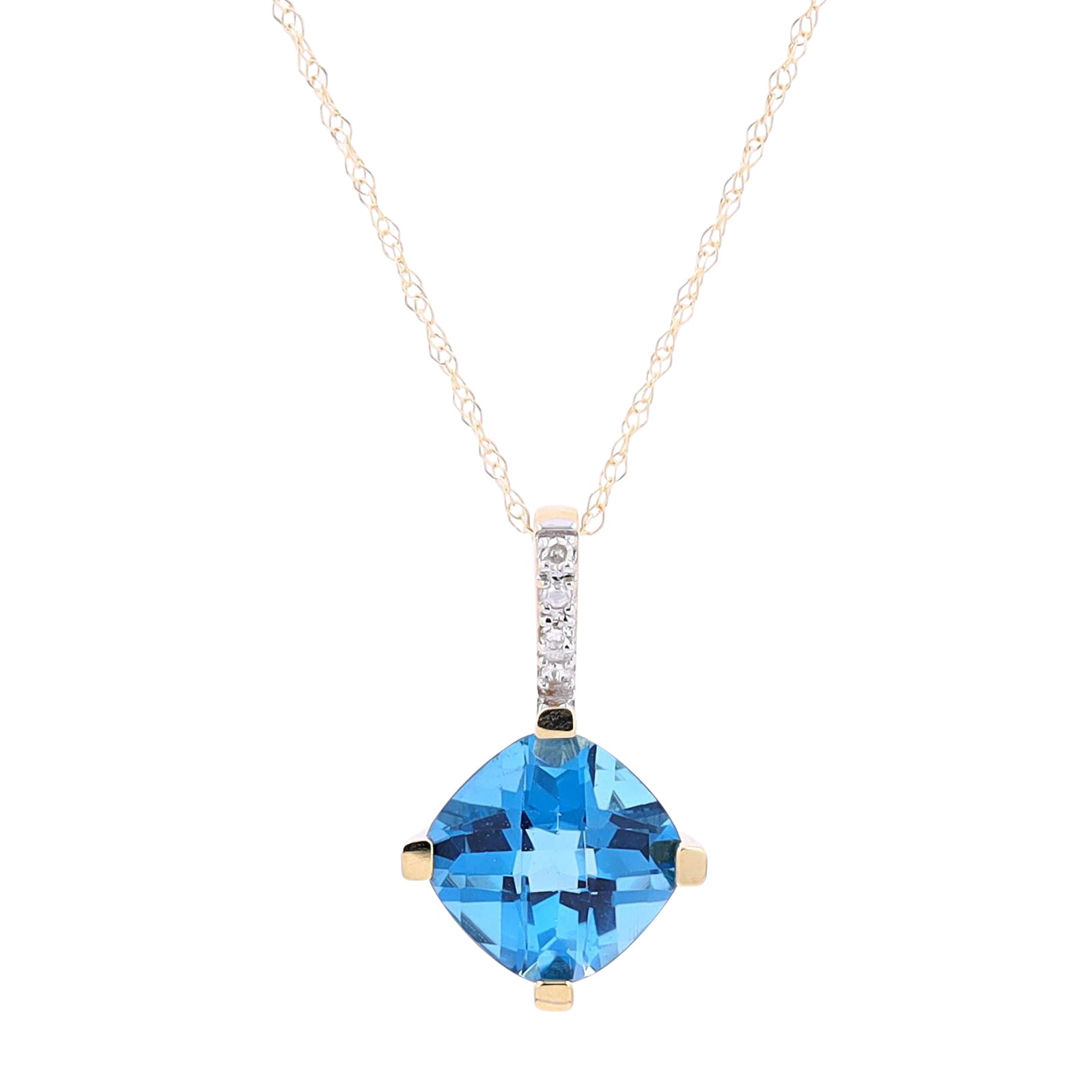 10K Gemstone Pendant<p><strong>More Colors Available</p></strong>