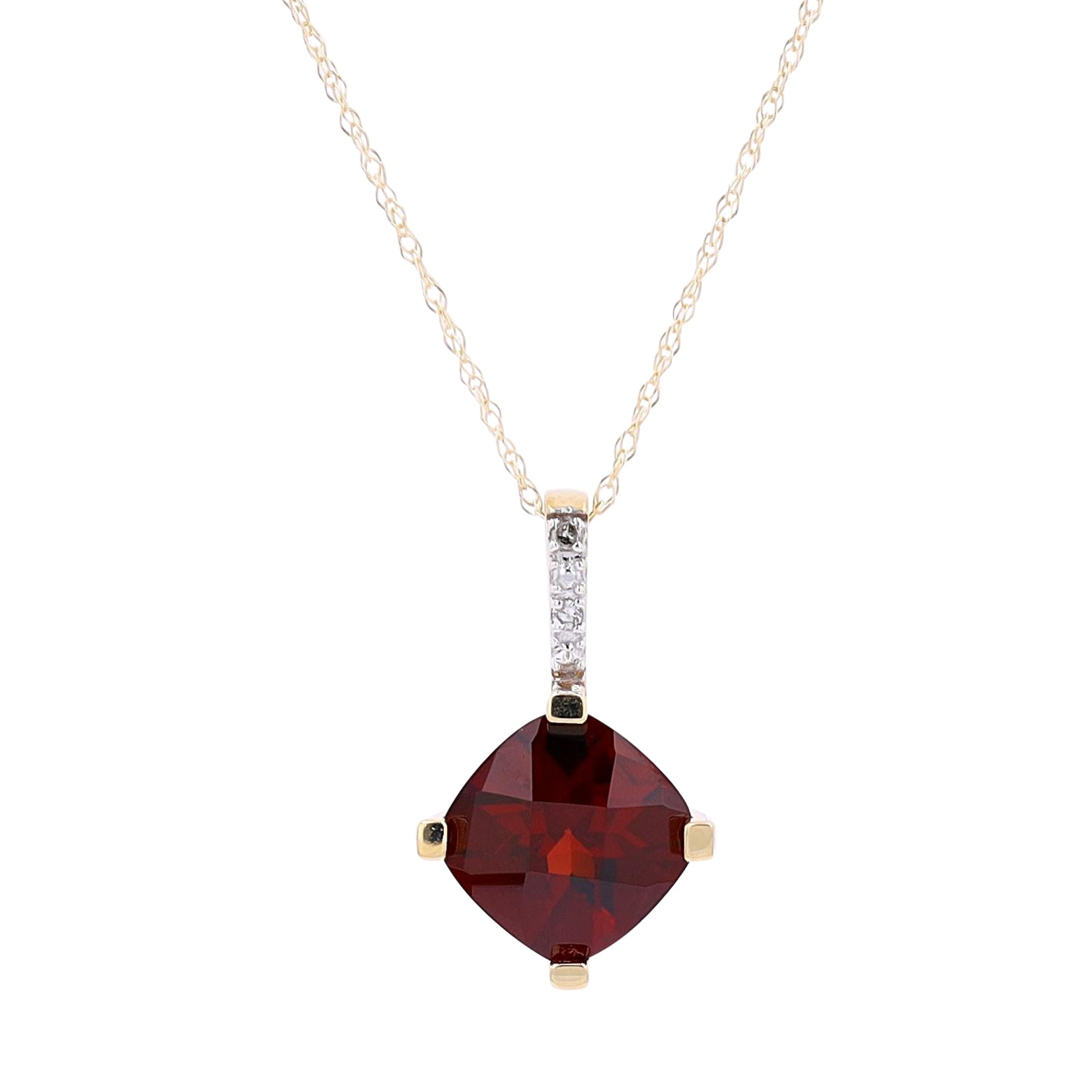 10K Gemstone Pendant<p><strong>More Colors Available</p></strong>