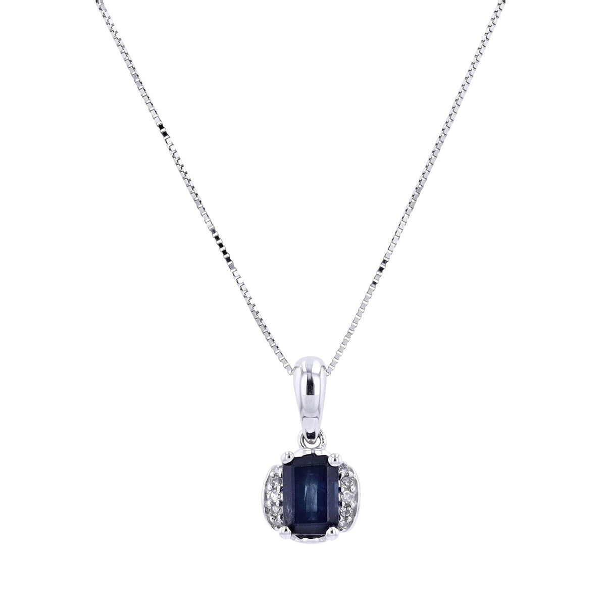 14K Gemstone & Diamond Pendant<p><strong>More Colors Available</p></strong>