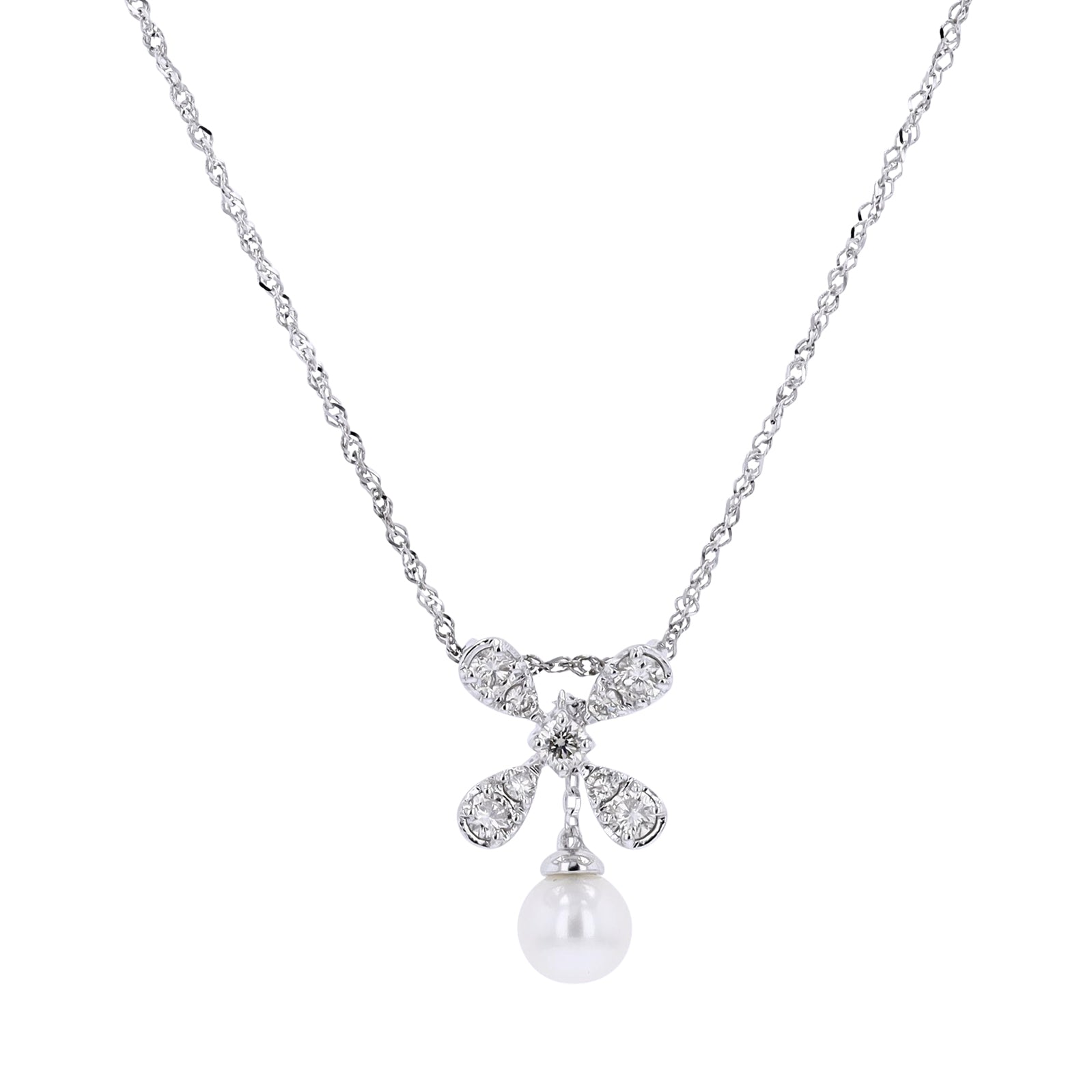 14K WG Pearl Pendant