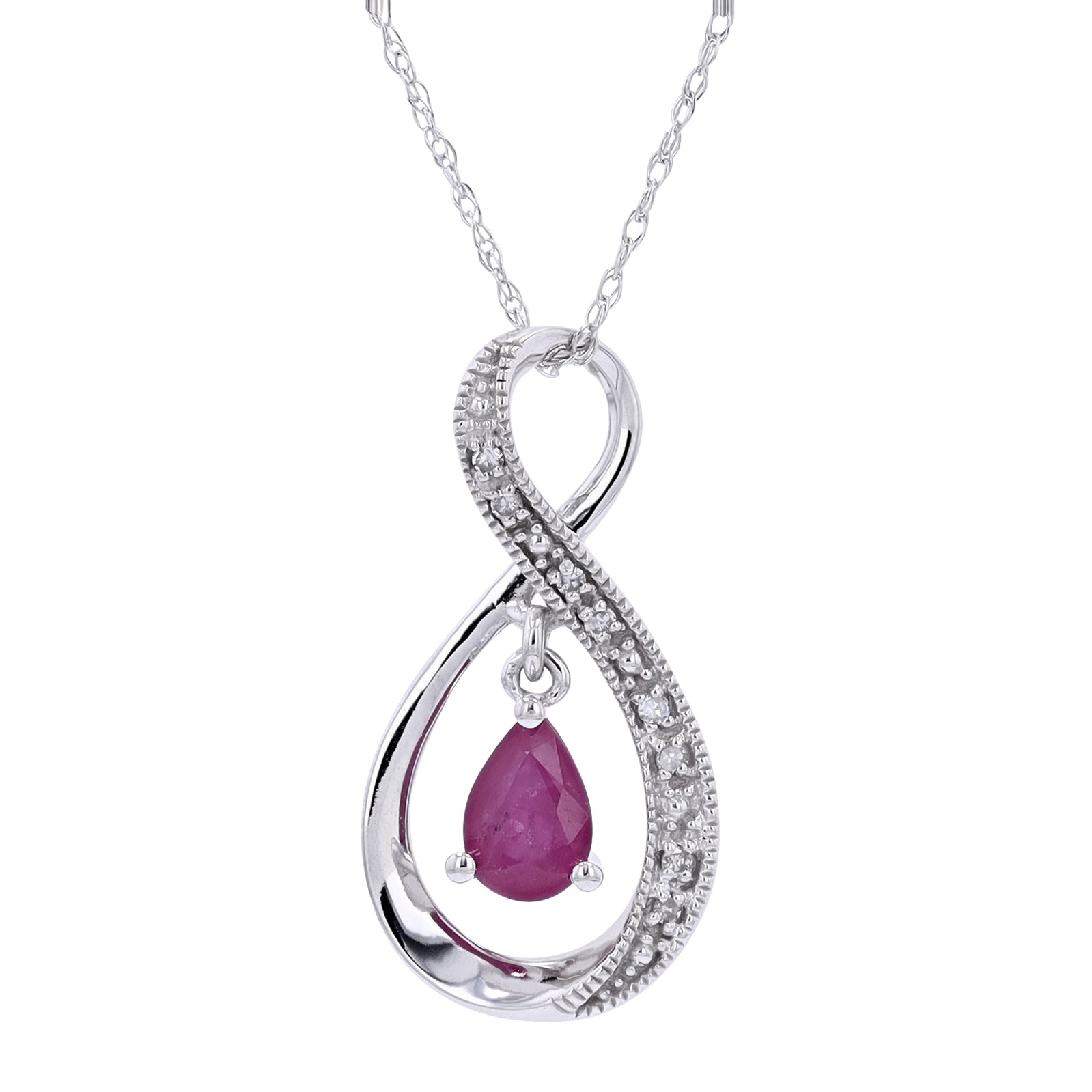 10K Gemstone Pendant<p><strong>More Colors Available</p></strong>