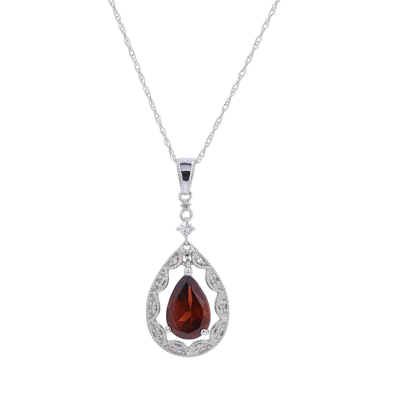 14K Gemstone Pendant<p><strong>More Colors Available</p></strong>