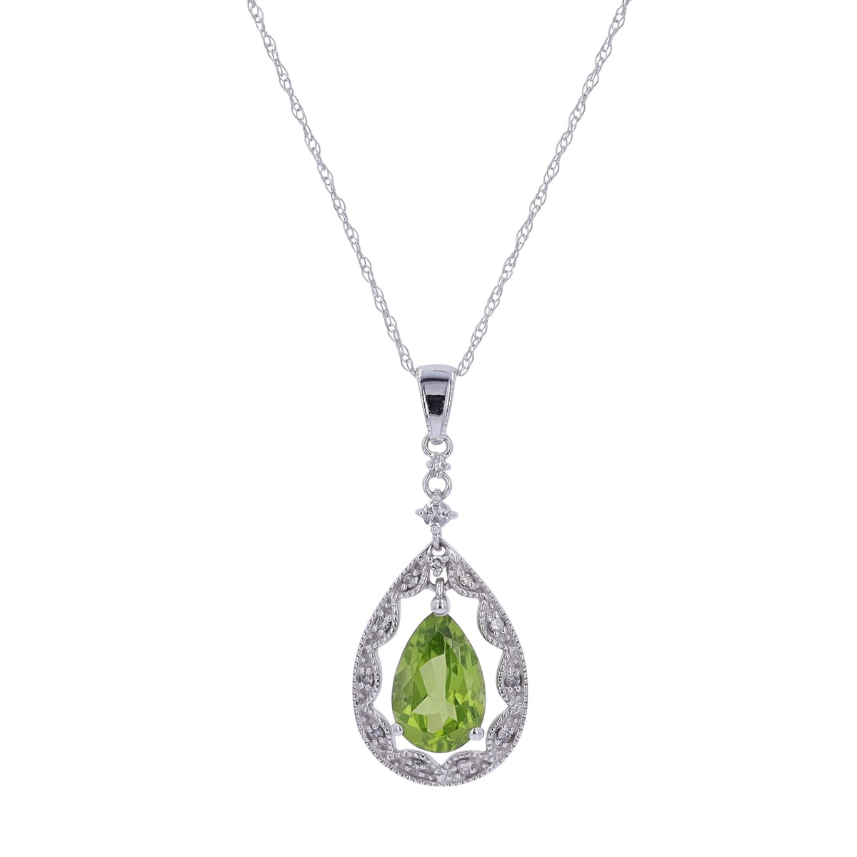 14K Gemstone Pendant<p><strong>More Colors Available</p></strong>