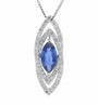 18K WG 1.91 CT Sri Lanka Sapphire Pendant<p><strong>GIA Available</p></strong>