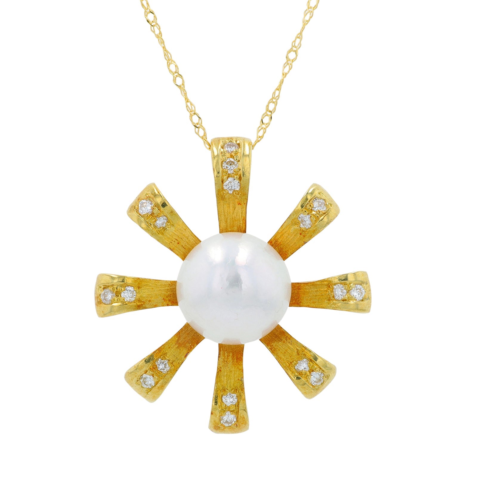 18K YG Pearl Pendant