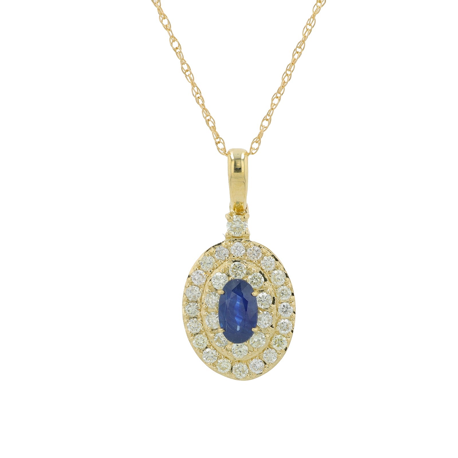 14K YG Gemstone Necklace<p><strong>More Colors Available</p></strong>