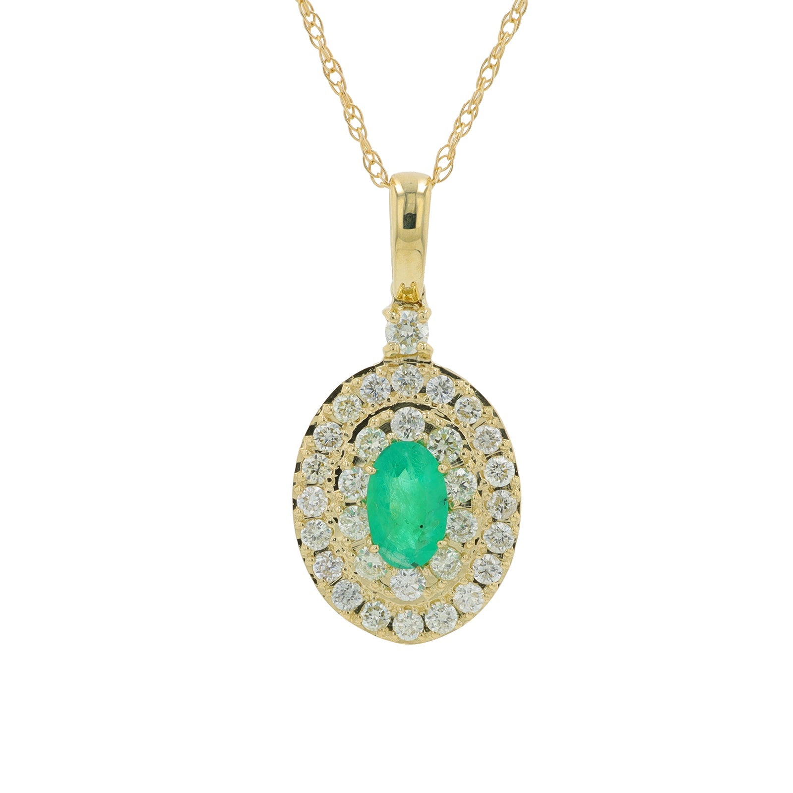 14K YG Gemstone Necklace<p><strong>More Colors Available</p></strong>